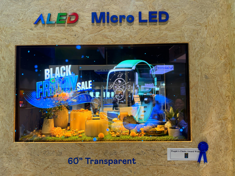 LEYU�پW(w��ng)60����͸����Micro LED�@ʾ���@&rdquo;���Micro LED���g(sh��)��(y��ng)�ê�(ji��ng)&rdquo;����Micro LED���͸����֮�O(sh��)Ӌ(j��)���ԘO�°l(f��)�]���ԿɔU(ku��)չ�ԟo(w��)�pƴ�Ӽ��g(sh��)���죬�߂�600 nitsȫ��������������60%��͸�ʼ����^(gu��)NTSC 110%�ă�(y��u)���Vɫ����F(xi��n)�����������`�(y��ng)���ڸ��N��(ch��ng)��